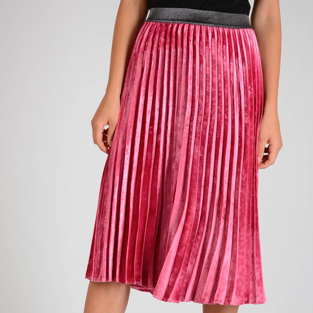 PINKO VELVET BELAFON SKIRT